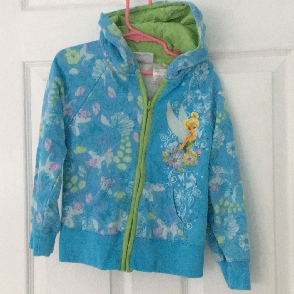 Tinkerbelle Disney fairies zipper hoodie